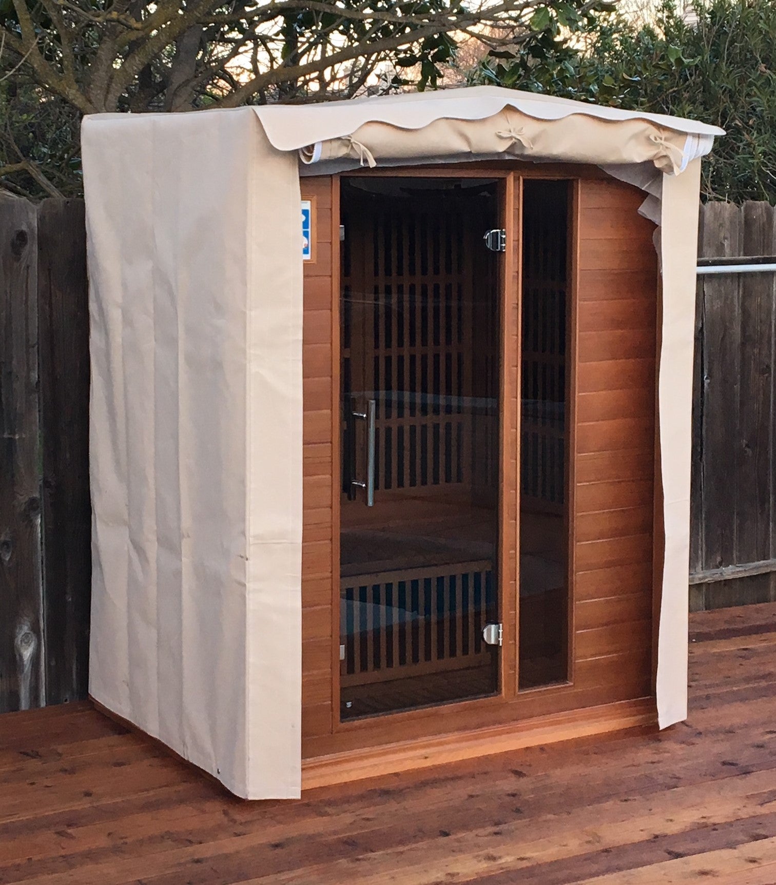 outdoor sauna cover for sale