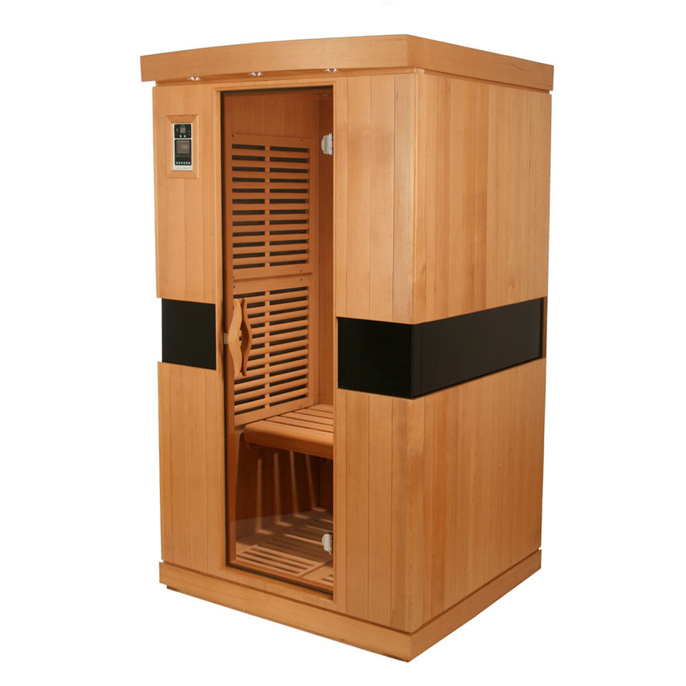 rocky mountain saunas 2 person aspen sauna exterior right wall