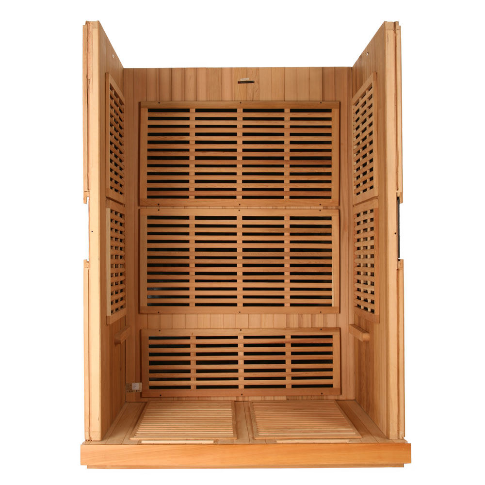 rocky mountain saunas 2 person aspen sauna interior no bench