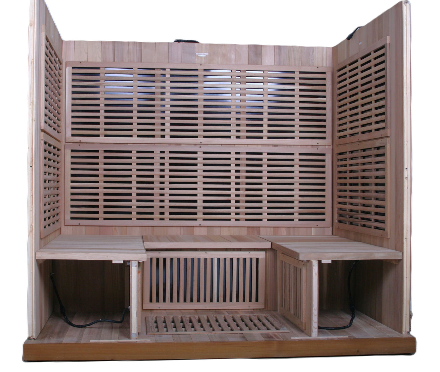 rocky mountain saunas 2 person montana sauna interior back wall