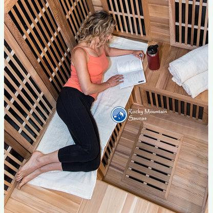 rocky mountain saunas 3 person big bear sauna top down view